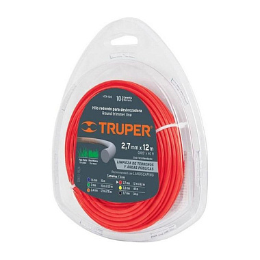Леска для триммера Truper HTA-105 нейлон 2,7 мм*12 м 17629