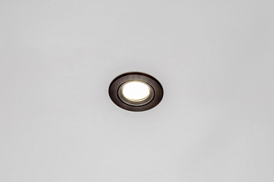 Светильник потолочный MaxLight Cast 78 Brushed Black алюм. литье MR16 круглый поворотный черный