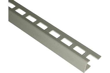 Профиль для плитки Деконика наружный светло-серый глянцевый 8 мм 2,7 м 002-0