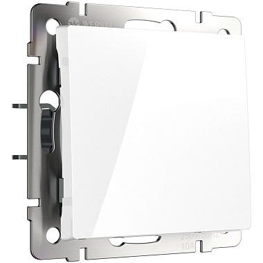 Выключатель Werkel одноклавишный перекрестный белый W1113001