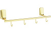 Держатель Kleber Gold для полотенец с 4 крючками KLE-GOLD004