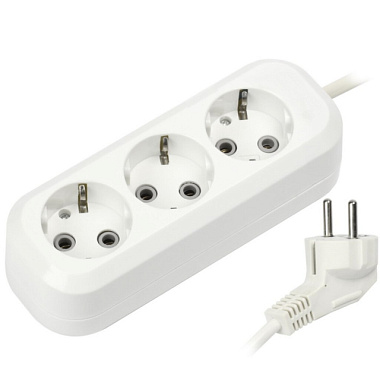 Удлинитель SmartBuy сетевой ПВС 3х1 3 роз. 3 м 16А с заземлением 860472 а