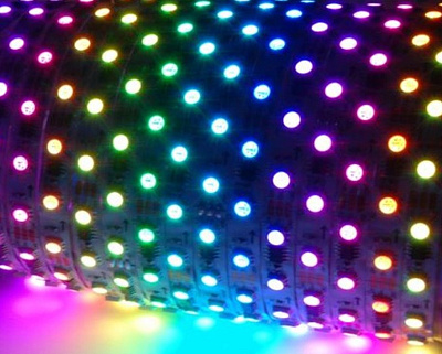 Комплект светодиодной ленты Apeyron 12V 14,4W 60Led IP65 RGB 2м 10мм бел 5050 84ЦЛ