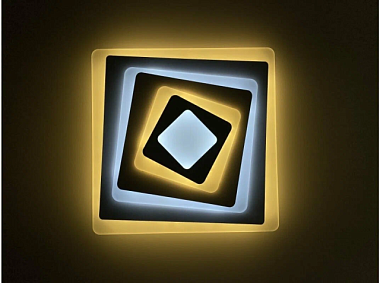 Люстра Ritter Trampoli потолочная светод диммир ДУ белый 3 режима 100Вт 36м² 500*500*80 мм 52224 9