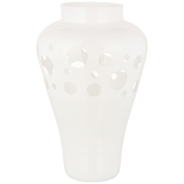 Ваза Franco Htpnotic Zoe White H26 см 316-1482*