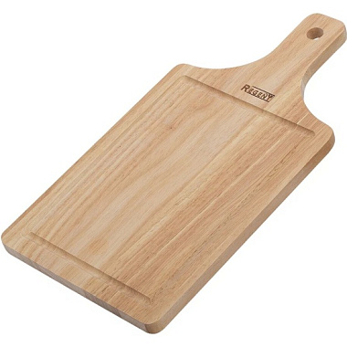 Доска разделочная Regent Inox Bosco прямоуг с дер ручкой 40*21*1,5 см 93-BO-15-03