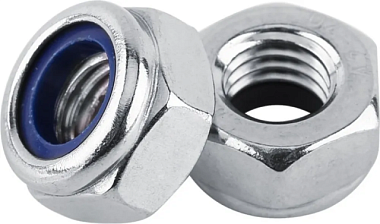 Гайка Tech-Krep оцинкованная самоконтрящаяся DIN985 М5 пакет 20 шт 103030