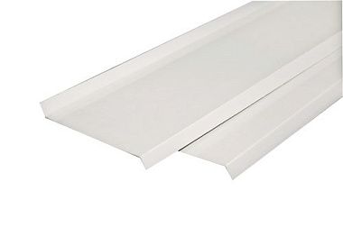 Отлив ПВХ белый 140*1500 мм 