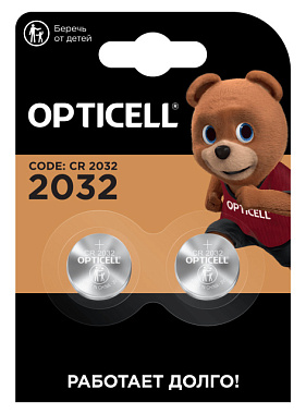 Элемент питания Opticell Specialty CR2032 2 шт 5060001 1775450
