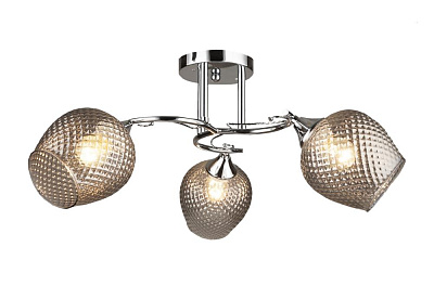 Люстра потолочная Milosh Chrome Е27 3*60Вт H230*D560 мм 0668CL-3CH