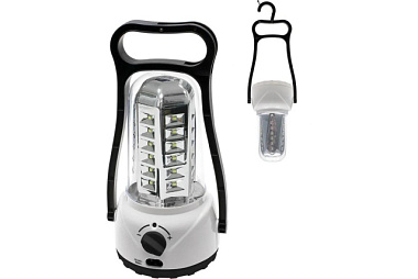 Фонарь Космос KOCAc6008LED аккумуляторный кемпинговый 6008LED 36LED 4В 2А.ч с диммером 299676