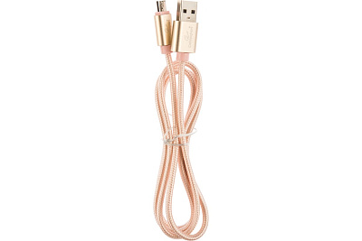 Кабель Cablexpert USB A - micro USB 2.0А AM/microB серия ultra 1м золотой блистер