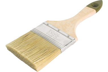 Кисть Toolberg Микс Стандарт плоская смешанная щетина дер ручка 75 мм 0111215