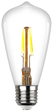 Лампа светодиодная Rev конус ST64 7Вт 2700K 695Лм теплый свет 32436 2