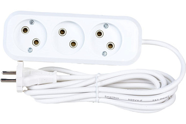 Удлинитель SmartBuy сетевой ПВС 2х1 3 роз. 3 м 10А 860459 а