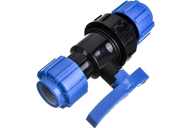 Кран Политэк ТПК-Аква шаровой разъемный 20х20 555220020