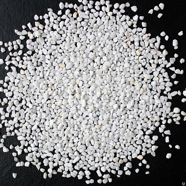 Щебень Фракция Мраморная крошка БЕЛАЯ 3-5 мм 25кг 70466