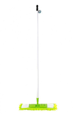 Швабра Celltix насадка плоская микрофибра 12*40 см ручка 120 см лапша карманы микс E1M 728724