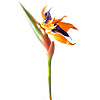 Цветок искусственный Стрелиция Оранжевый 81 см