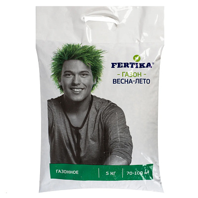 Удобрение Fertika Газонное Весна-Лето пакет 5 кг 36957