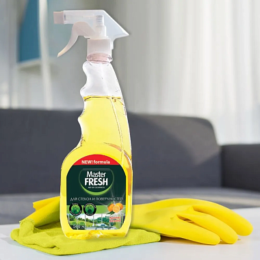 Средство чистящее Master Fresh для стекол аромат лимона триггер 500 мл*