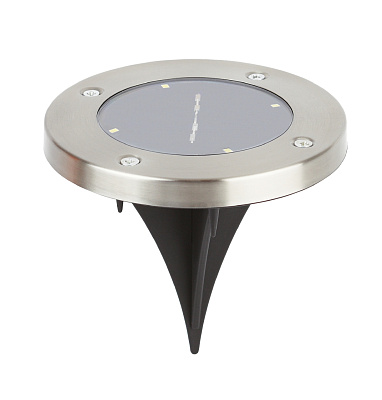 Садовый светильник Эра на солнечной батарее, сталь, пластик 13 см ERAST040-08 