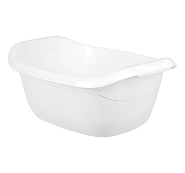 Таз М-Пластика овальный 22 л с ручками белый М 2546