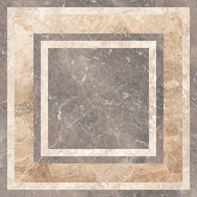 Керамический гранит М-Квадрат Конкорд Деко-1 Серый темный глазурован. 1 сорт 45*45 см 738472**