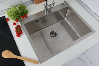 Мойка для кухни Zegor врезная нерж сталь матовый 600*500*220 мм ML-6050