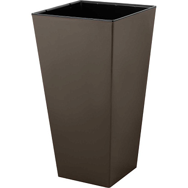 Горшок InGreen London Cube для цветов c дренажной вставкой французский платан 19,4 л IG780310105