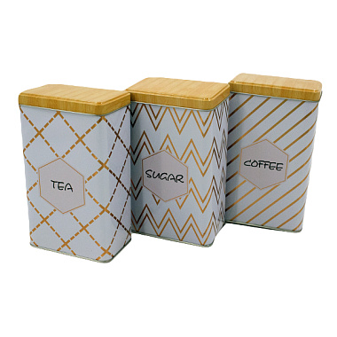 Банка для хранения сыпучих продуктов Flatel металл 9*6*16 см MC-2211062