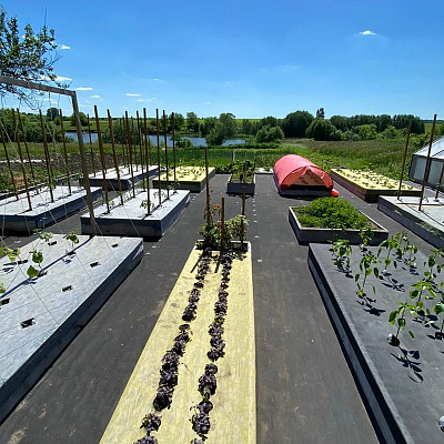 Агротекс Гео 120 УФ нетканый материал для ландшафтных работ 0,8*200 м 