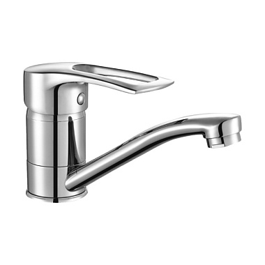 Смеситель Rossinka для кухни шар d40 средний нос хром T40-22