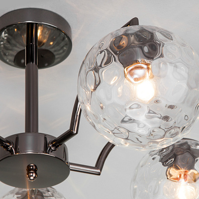 Светильник потолочный Eurosvet Eden Черный жемчуг 30178/5***