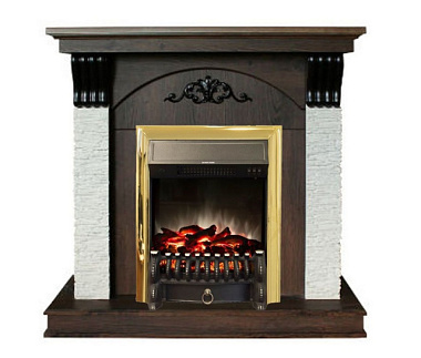 Каминокомплект Real Flame Corfino STD/EUG/18 NT + Fobos s Lux BL/Majestic s Lux BL