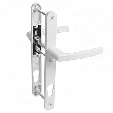 Комплект ручек Булат Урал для узкопрофильных замков под пальчики 92.25.02.9016 белая м/о 92 15431