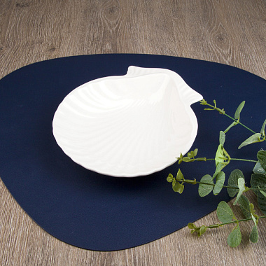 Блюдо сервировочное Nouvelle Home Маршмеллоу фарфор 20*18*5 см min6 0530232