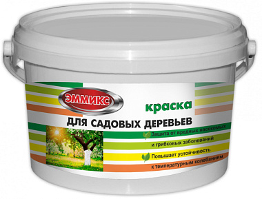 Краска Эммикс для садовых деревьев ведро 2,7 кг