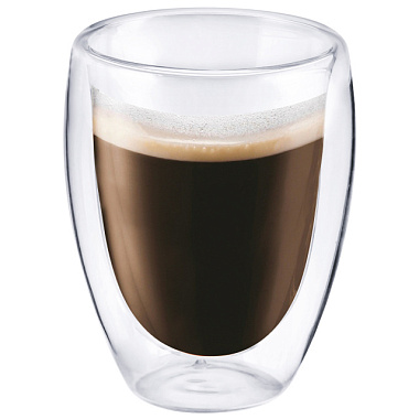 Термобокал Appetite Studio стеклянный двойные стенки 350 мл DG350