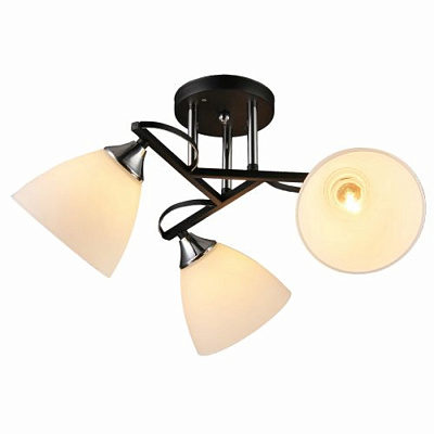 Люстра Imex потолочная 3*60Вт E27 MD.2980-3-S BK+CH