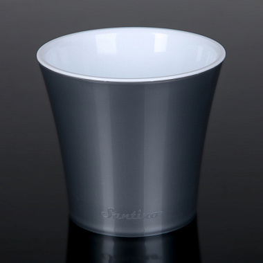 Горшок Santino Арте металлик-белый 5 л