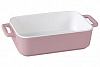 Форма Appetite Twist керамическая прямоугольная розовая 27,5*15*6,5 см YB00027RC-PN
