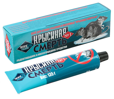 Клей Тигард Крысиная смерть №1 от грызунов 135 г 168719