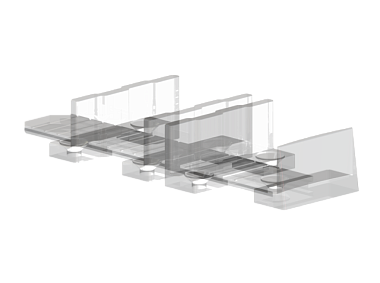 Комплект Valcomp проводник нижний с саморезами 2203007