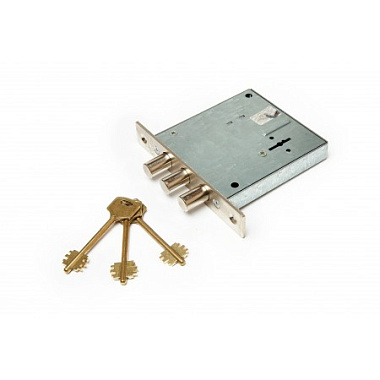 Замок врезной Эльбор Кремень 1.04.02 3 ключа