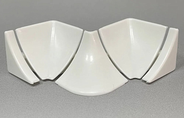 Набор комплектующих Идеал к плинтусу для столешн Белый Глянцевый 001-0 флоупак ПС-К5-Ф1 001-0 БЕЛ-Г*