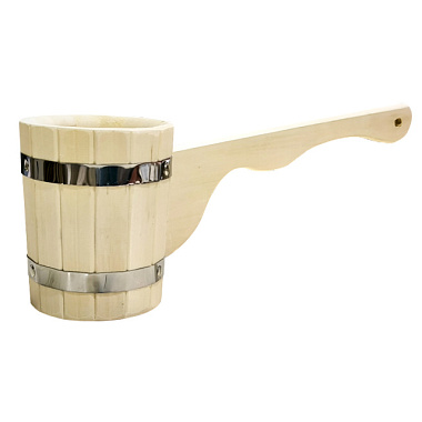 Ковш Банная линия бондарный 1 л 12-692