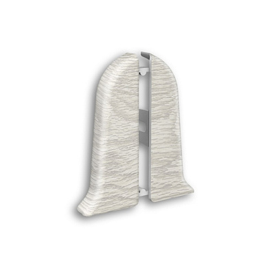 Заглушки Идеал Классик для плинт торцевые К-П55 Дуб айсберг 230 1пара во фло К-П55-Тп-Ф1 230 ДУБ АЙС