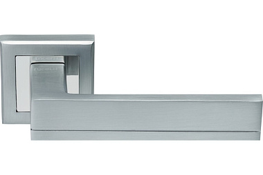 Ручка дверная Rucetti RAP 22-S SC/CP матовый хром/хром