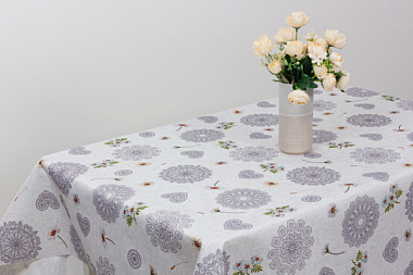 Клеенка Jun Yu Estella Верность белый 140 см JY-E014С 11291